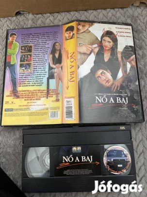 Nő a baj vhs kistok vigjáték