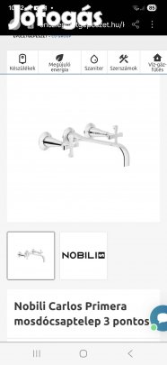 Nobili Mosdócsaptelep Teljesen új, mosdócsaptelep - áron alul!