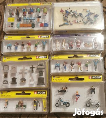 Noch H0 Figura készletek MÁV vasút modell témához is