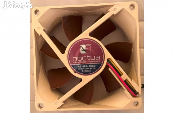 Noctua NF-R8-1800 hűtő ventilátor, extra halk (80 mm, 1800RPM)