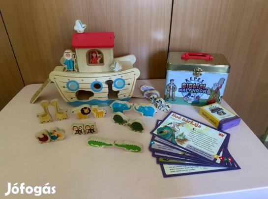 Noé bárkája fajáték és Bibliai kalandok