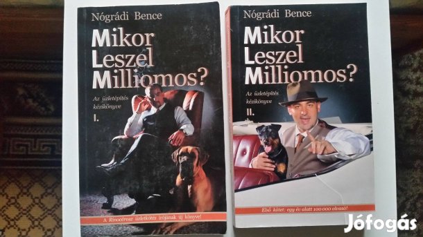 Nógrádi Bence: Mikor leszel milliomos? I-II -dedikált