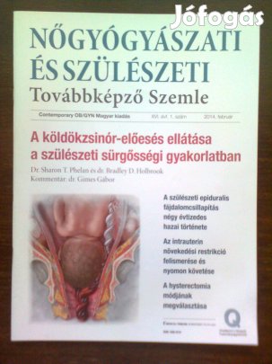 Nőgyógyászati és szülészeti szemle