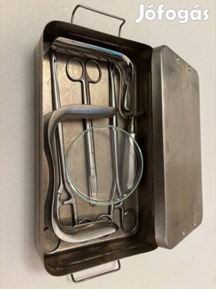 Nőgyógyászati spirál szett (fémből)