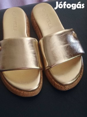 Női 38 Arany Carvela papucs/ szandál 9000ft óbuda személyes átvétel ób