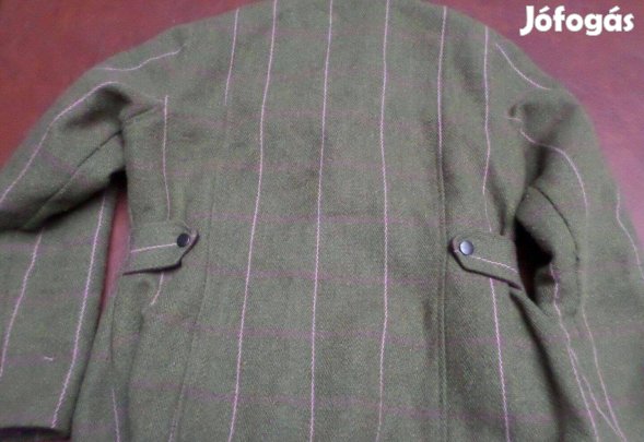 Női Angol vadász kabát gyapjú szövet