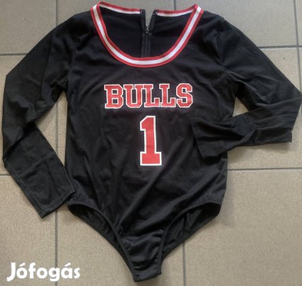 Női Chicago Bulls (1) Derrick Rose hátul cipzáros body dress