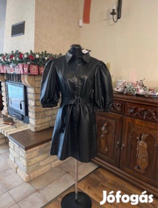 Női Elegáns Bőrruha