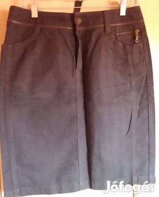 Női Farmerszoknyák: Barnás 40-es, kék 38, fekete 38