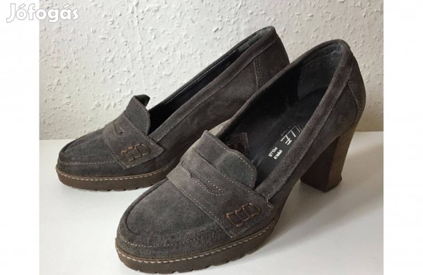 Női Hasított bőr, női cipő (gumi talp)- 37-es