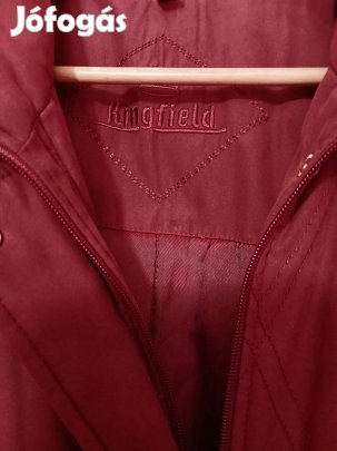 Női Kingfield bordós-piros 50-méretű,télikabát szinte új!/80