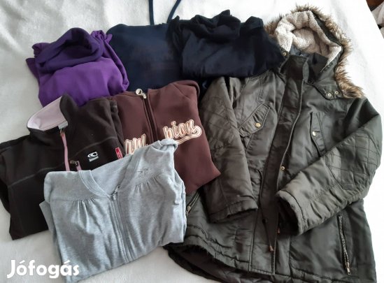 Női M-es ruhacsomag. kabát, kardigán, pulóver
