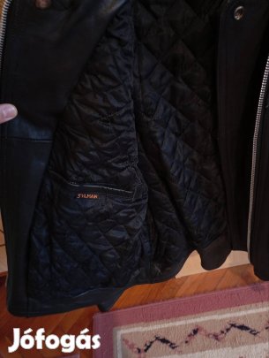 Női Motoros Bőr dzseki 18-méretű