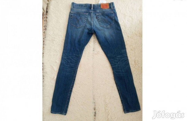 Női, csinos, kék, kisméretű Levi's farmer-Levis Boyfriend Skinny Fit