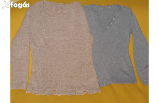 Női, pulóver, csinos Victoria moda, és csipke díszes.S-M