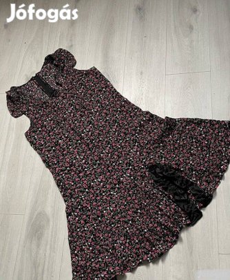 Női apró virágos kis ruha pörgős aljú 44-46