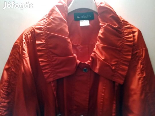 Női ballonkabát,Bécsben vásárolt 50-méret,szinte új,piros!/60