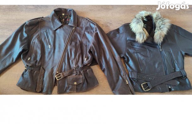 Női barna bőrkabátok
