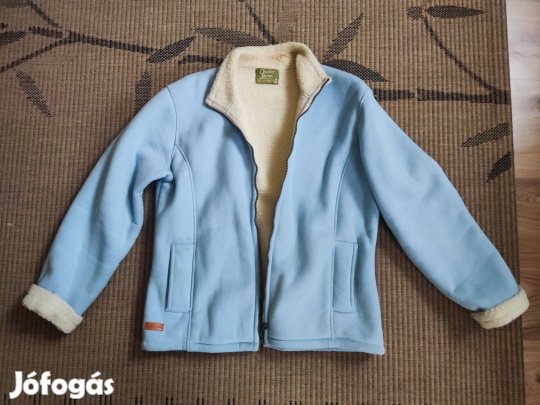 Női bélelt velúr kabát