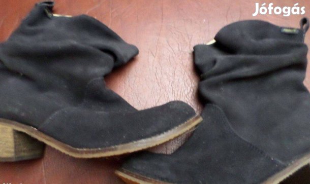 Női bőr csizma western stílus újszerű 42-es