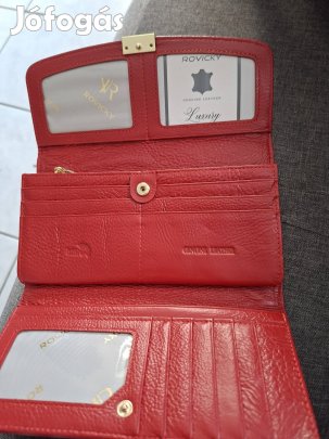 Női bőr pénztárca eladó 
