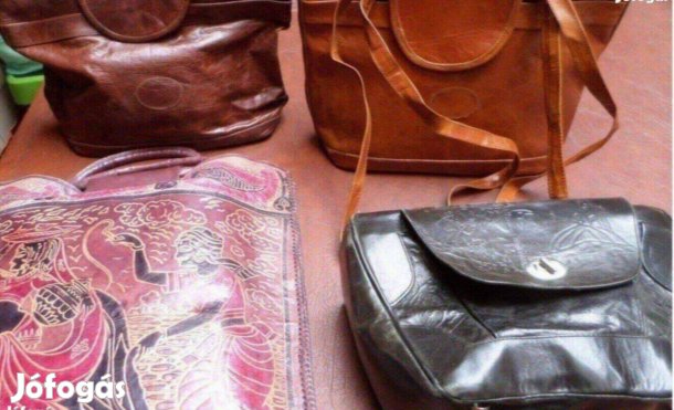 Női bőr táska Camel újszerű