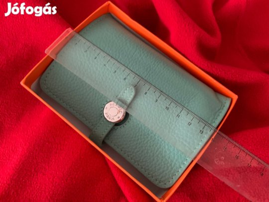 Női bőr türkiz pénztárca