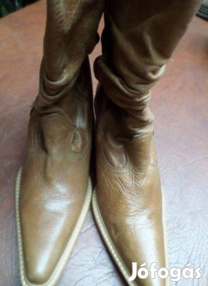 Női bőr western csizma Spanyol 37-es