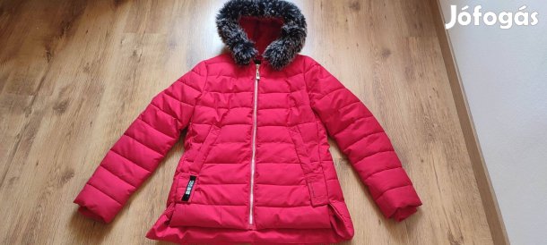 Női bundás steppelt kapucnis egret dzseki