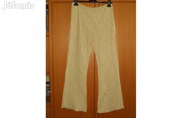 Női csipke nadrág. Csodaszép, alkalmi, díszes, hosszú. Kb: M