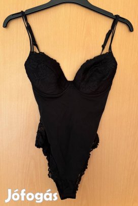 Női csipkés body - fekete (M/L - 75/B)
