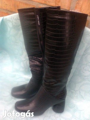 Női csizma, lakkcsizma - Új