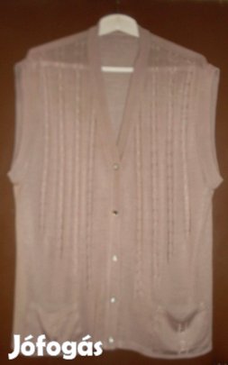 Női drapp mellény,XL-méret kötött!/9