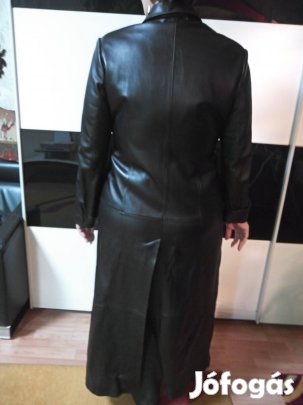 Női eredeti hosszú bőr kabát 