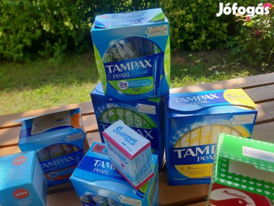 Női eü. csomag-Tampax és egyéb tamponok,betétek