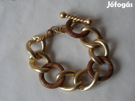 Női fa- fém karkötő