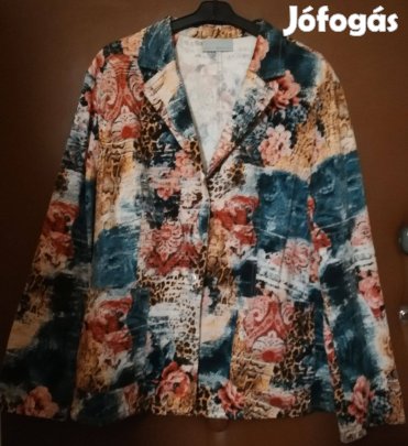 Női,farmer jellegű,különleges,blézer,Bécsben vásárolt,46-méret/61