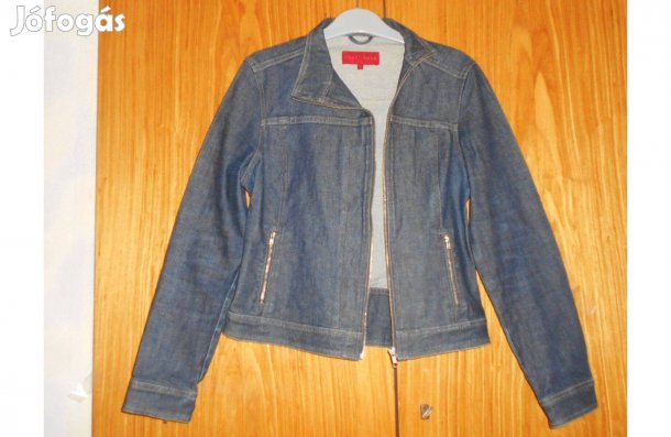 Női farmerdzseki, L-es. Márkás, csinos, díszes, divatos.Újszerű