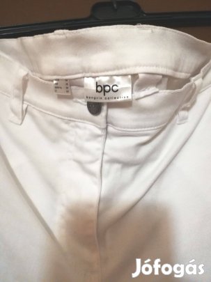 Női fehér Bonprix márkájú fehér nadrág 54-méretben,újszerű!/76