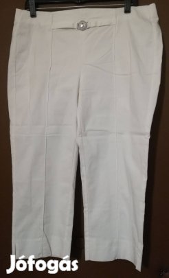Női fehér sztreccs,térd alatti nadrág,44-méret,Bécsben vásárolt!/61