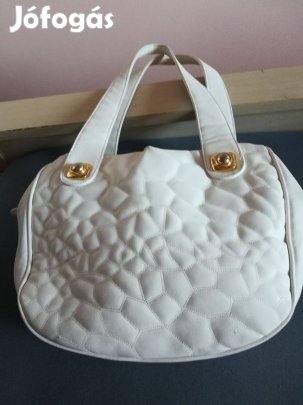 Női fehér táska kézi,-olcsón!/77