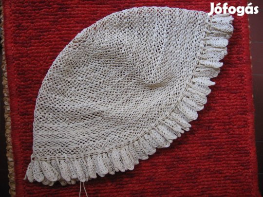 Női fejfedő, horgolt, kellék