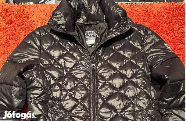 Női fekete Devergo kabát (L-es méretben)