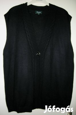 Női,fekete,Vögelében vásárolt kötött mellény,XL-méret,szinte új!/42
