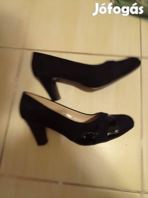 Női fekete alkalmi cipő