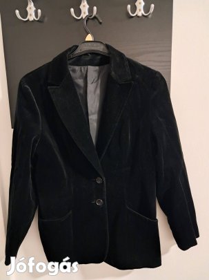 Női fekete bársonyzakó eladó