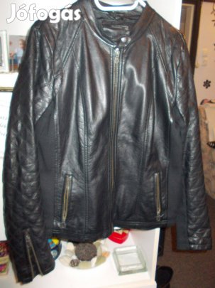 Női fekete bőrkabát eladó/ Q
