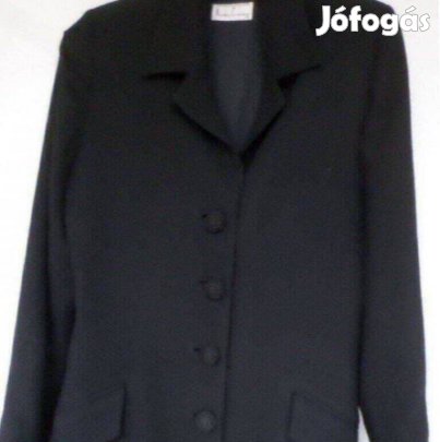 Női fekete gyapjú zakó csúcsminőség