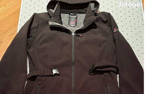 Női fekete levehető kapucnis (Killtec) kabát (XL-es méretben) Új