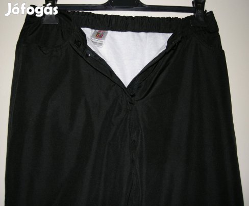 Női fekete orkán nadrág,pamut bélelt,40-méret,újszerű!/46